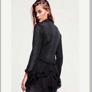 Free People military ruffles jacket!